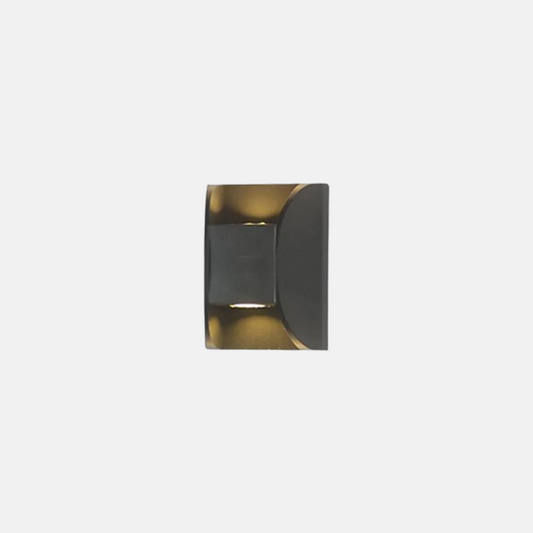 Minimalistische Außenwandleuchte LED Quadratisch Metall Garten/Terrasse