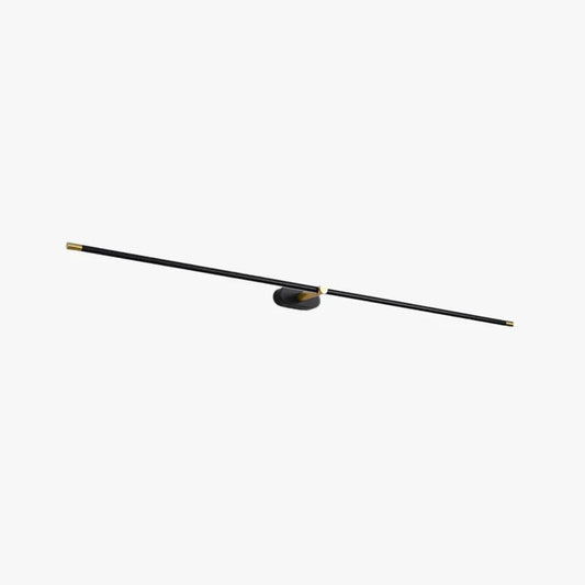 Schwarzgoldene Metall-Wandleuchte für Badezimmer