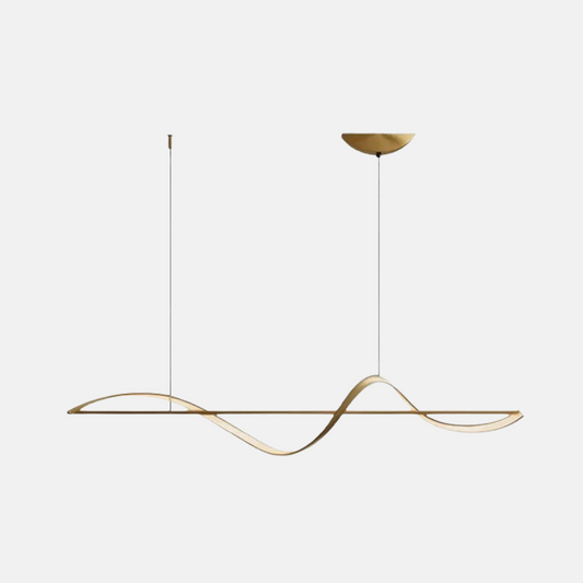 Modern Pendelleuchte LED Linear Metall Esszimmer