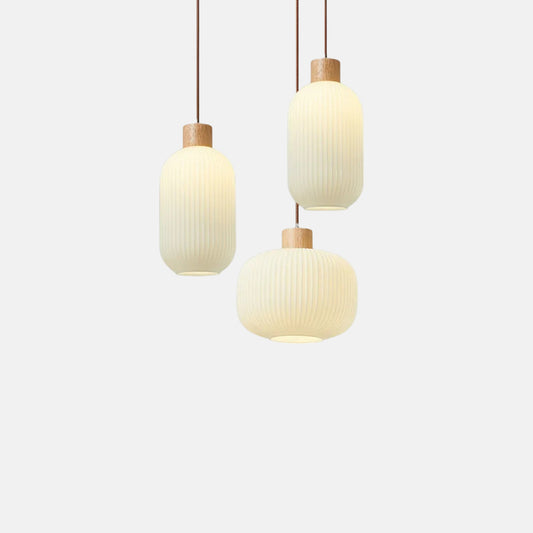 Minimalistisch Pendelleuchte Glas Weiß Schlafzimmer