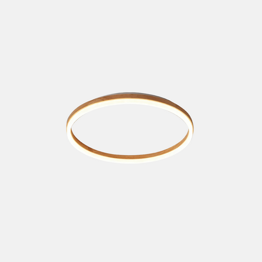 Minimalistisch Deckenleuchte LED Holz Hellbraun Schlafzimmer