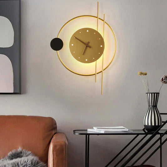 Art Deco Wandlampe LED Gold Metall Acryl Esszimmer