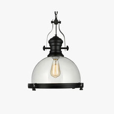 Industrial Pendelleuchte Metall Schwarz Esszimmer