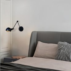 Modern Wandleuchte LED Verstellbare Metall Schwarz Wohnzimmer