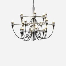 Industrial Kronleuchter Metall Schwarz Wohnzimmer