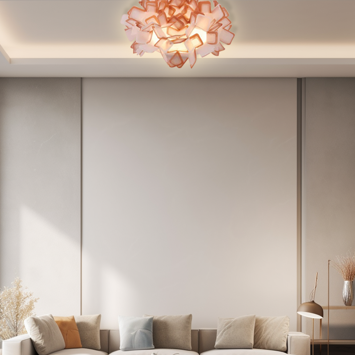 Modern Deckenleuchte LED Blume Acryl Schlafzimmer