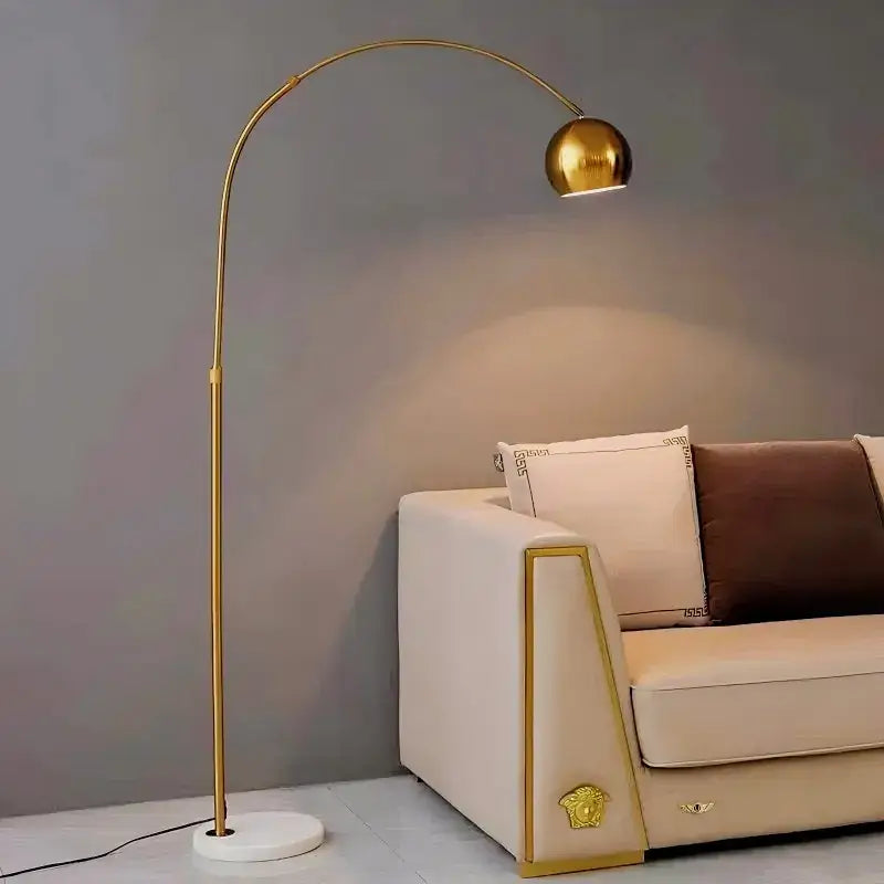 Nordic Stehleuchte Metall Schwarz/Gold Schlafzimmer