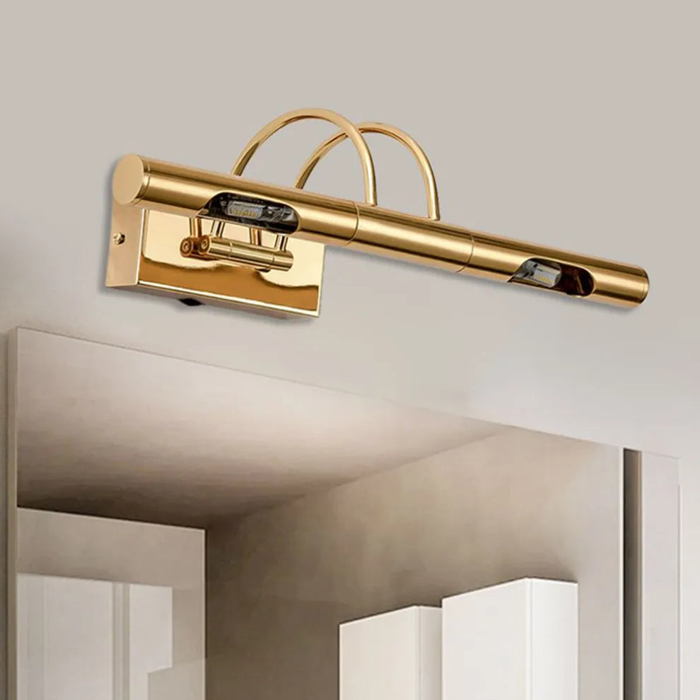 Modern Wandlampe Metal Gold Schlafzimmer
