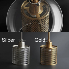 Modern 1-Kopf Pendelleuchte LED Metall Glas Esszimmer