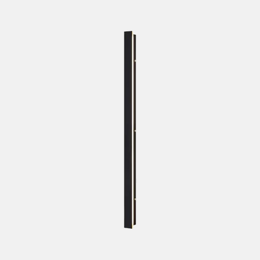 Minimalistisch Außenwandleuchte LED Wasserdichte Metall Linear Schwarz Garten