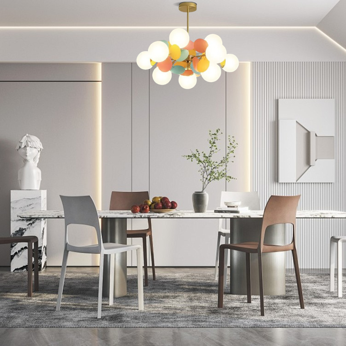  Moderne Kronleuchter LED Weltkugel Mehrfarbig Acryl/Glas Esszimmer