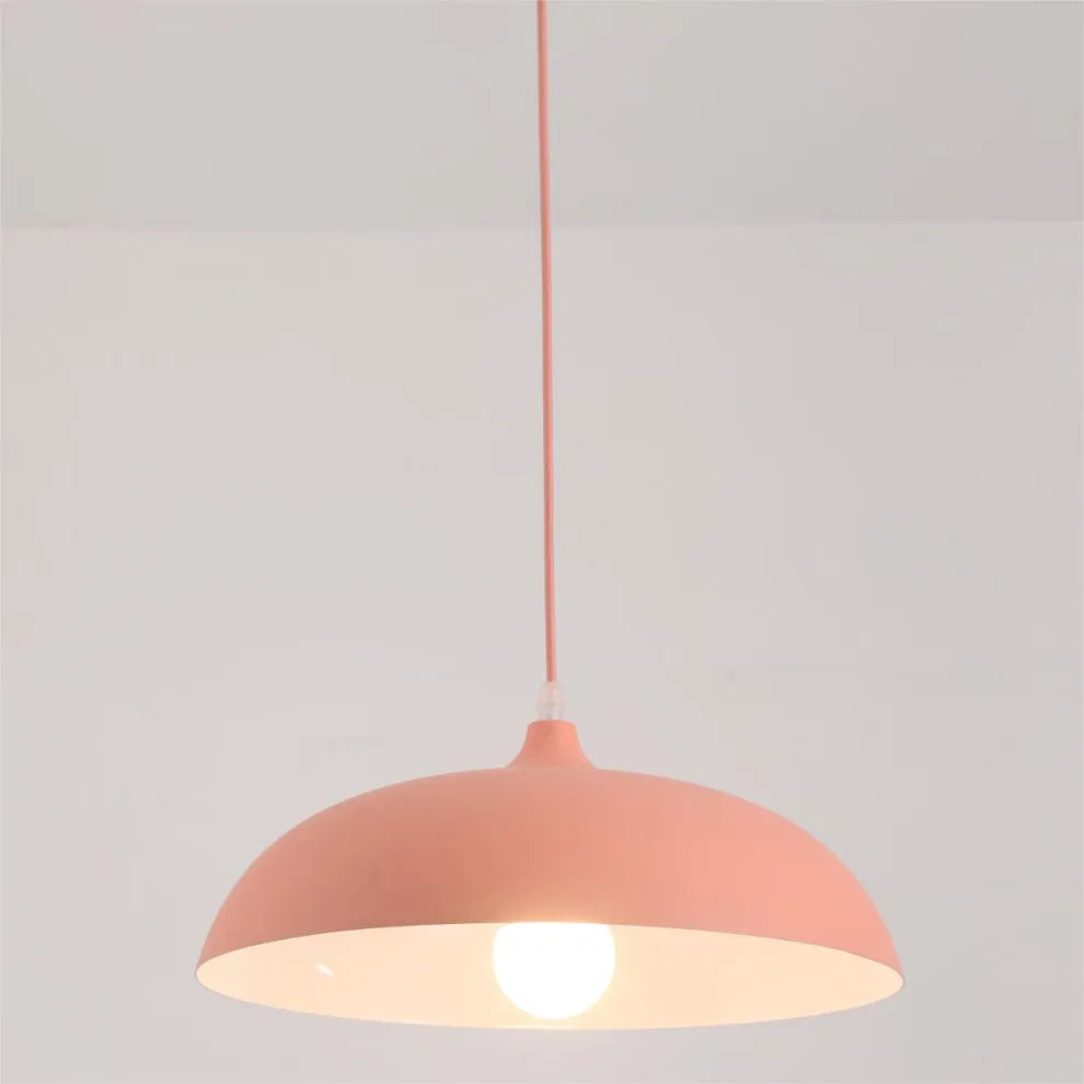 Morandi Pendelleuchte Metall Blau Wohnzimmer