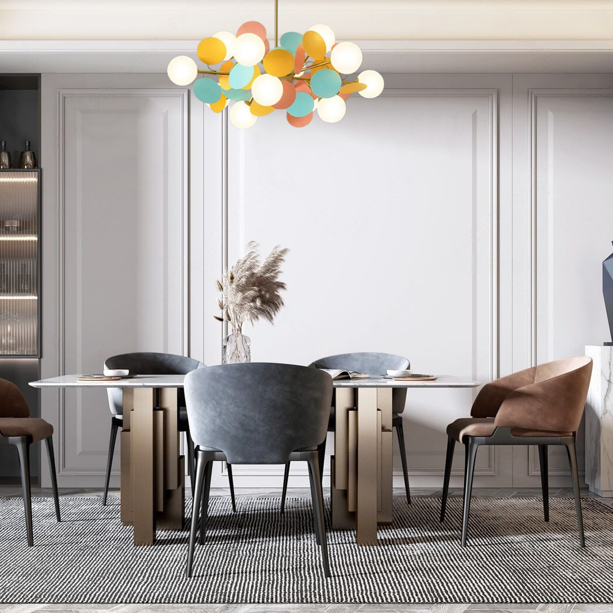  Moderne Kronleuchter LED Weltkugel Mehrfarbig Acryl/Glas Esszimmer