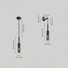 Modern Wandlampe Glas Schwarz Schlafzimmer