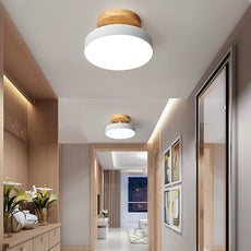 Modern Deckenleuchte Holz Grün Schlafzimmer