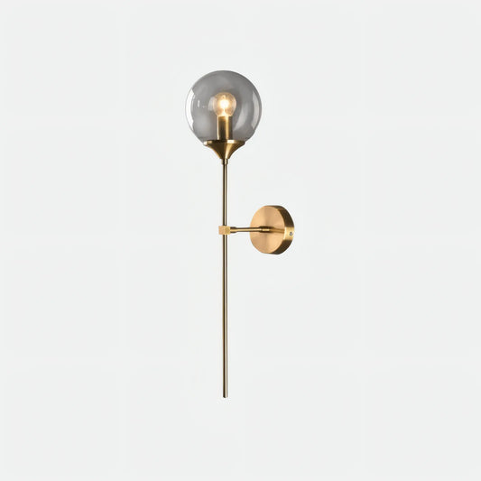 Modern Wandlampe Metall Rauchgrau Schlafzimmer