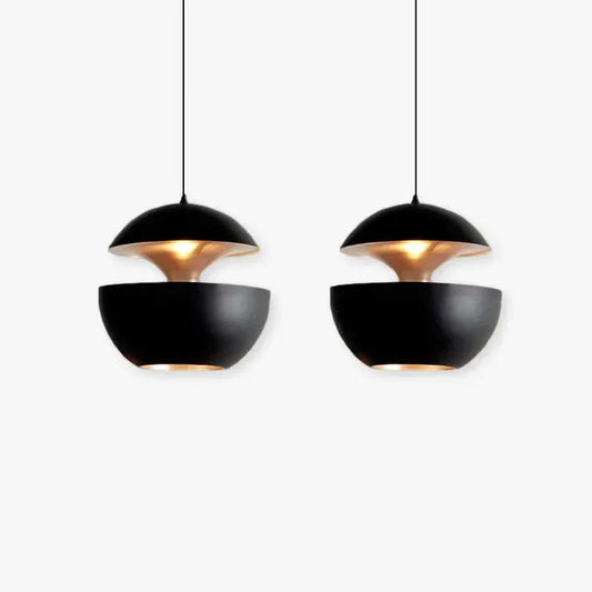 Modern Pendelleuchte Metall Schwarz Kücheninsel