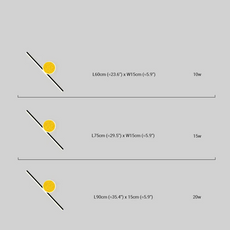 Modern Wandlampe Acryl Gelb Wohnzimmer