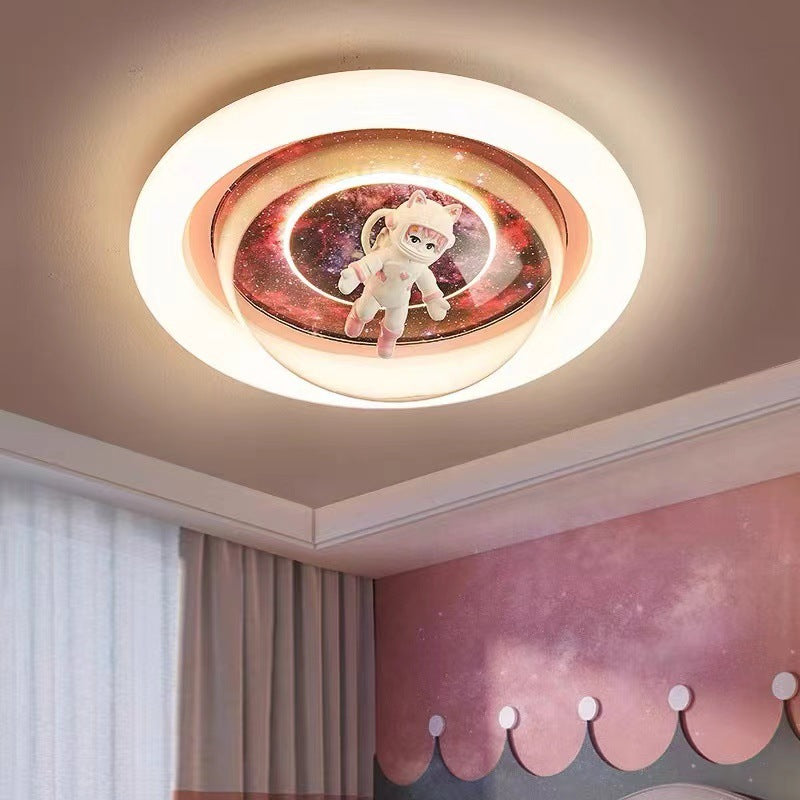 Modern Deckenleuchte Metall Blau Schlafzimmer