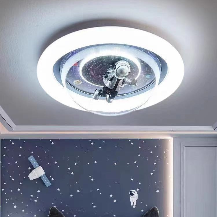 Modern Deckenleuchte Metall Blau Schlafzimmer