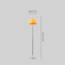 LED Orange Stehlampe passend für Wohnzimmer