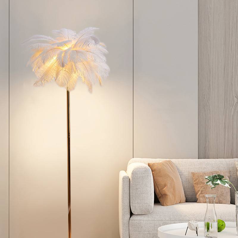 Weiße Led Stehlampe passend für Wohnzimmer