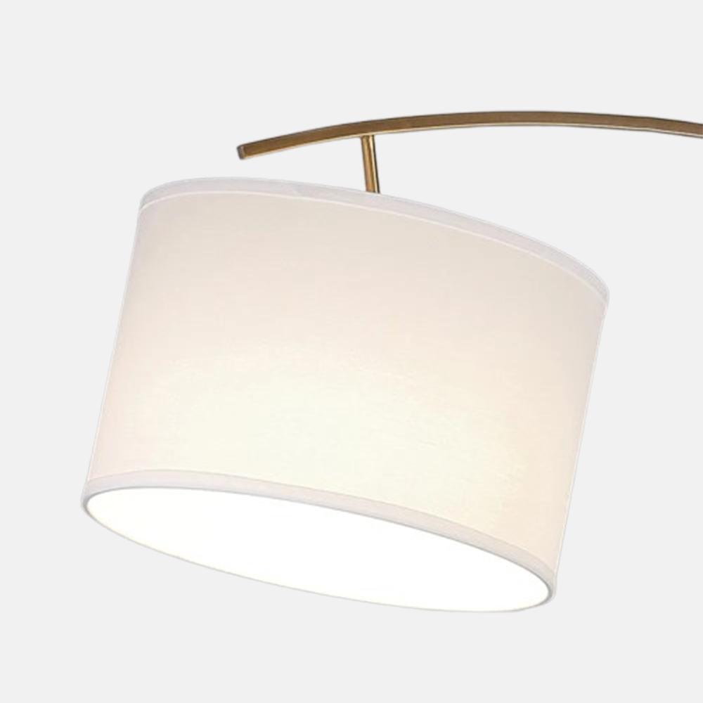 Modern Stehleuchte LED Metall Zylindrisch Weiß Wohnzimmer