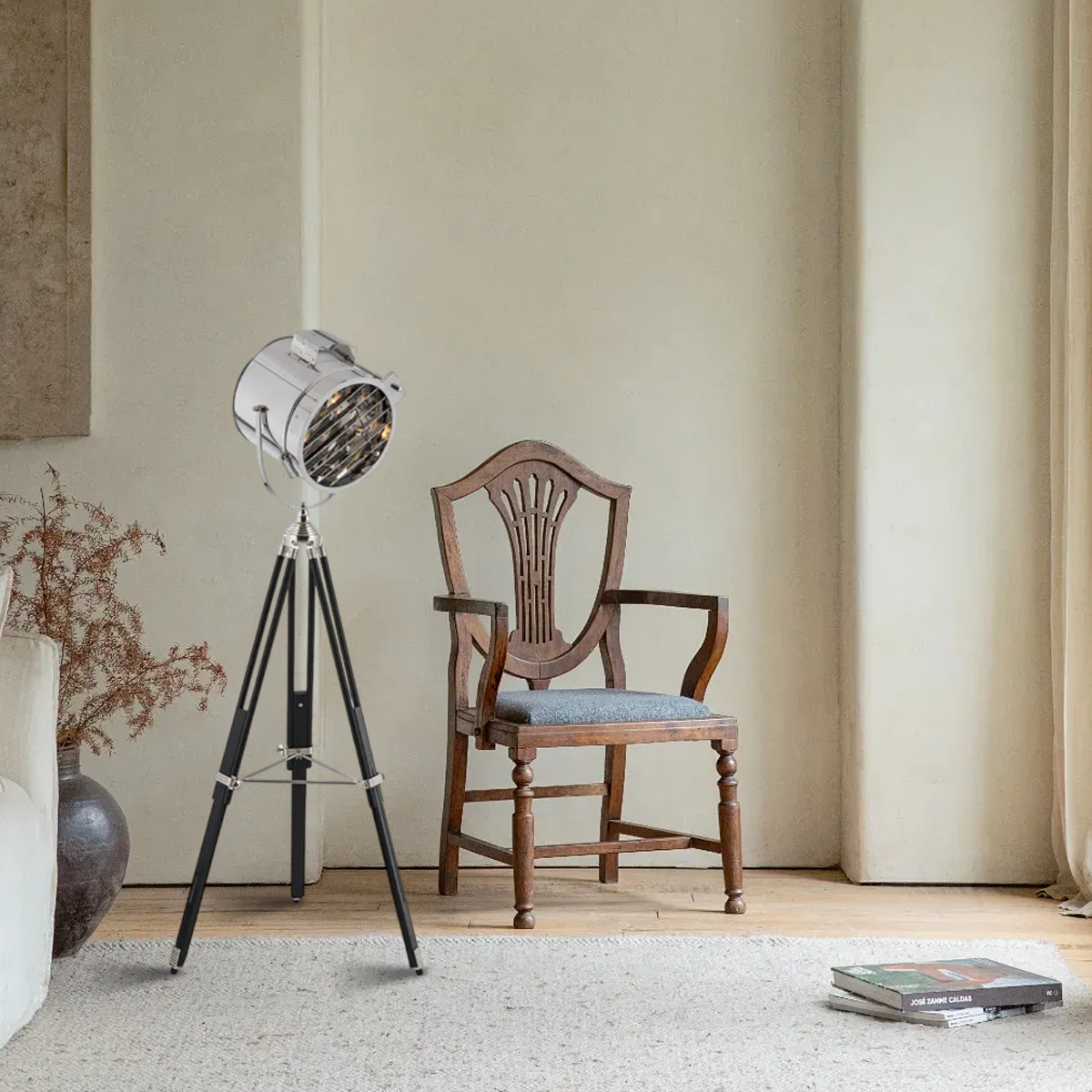 Modern Stehleuchte LED Zylindrisch Chorm Metall Wohnzimmer