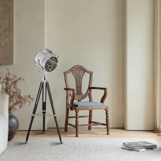 Modern Stehleuchte LED Zylindrisch Chorm Metall Wohnzimmer