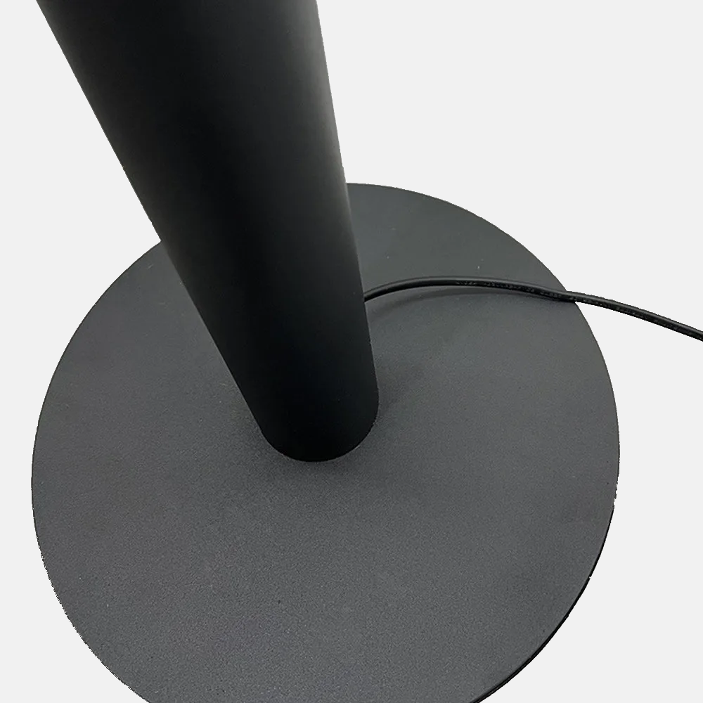 Modern Stehleuchte LED Metall Rund Schwarz Arbeit/Wohnzimmer