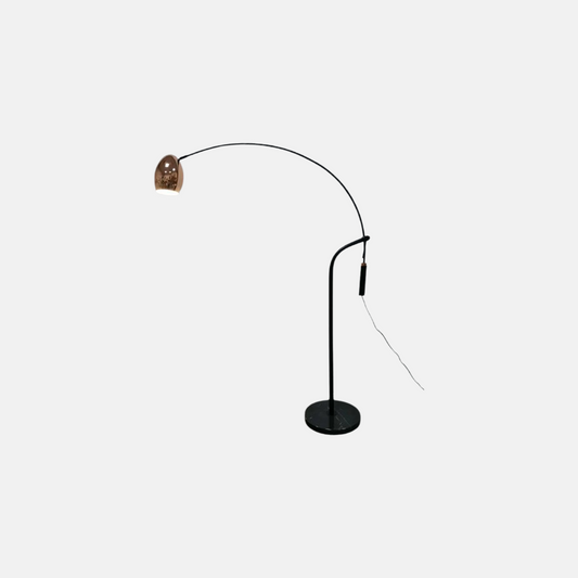 Art Deco Stehleuchte LED Linear Schwarz Metall Wohnzimmer