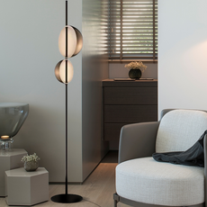 Modern Stehleuchte LED Schüssel  Gold Metall - ideal fuer Wohnzimmer