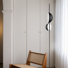 Modern Stehleuchte LED Schüssel Schwarz Metall - eignet sich perfekt als Eckbeleuchtung im Wohnzimmer