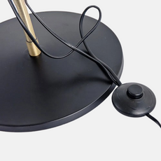 Modern  Stehlampe LED Linear Schwarz Metall Wohnzimmer