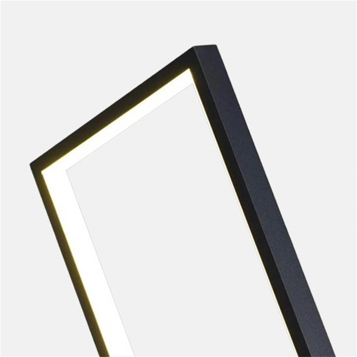 Klassische Stehlampe Schwarz Metall Linear Wohnzimmer