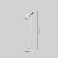 Moderne Stehlampe LED kappenförmig Metall Wohnzimmer