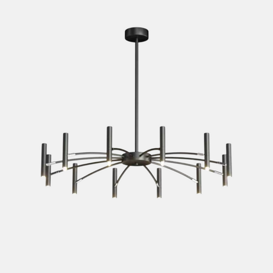Modern Kronleuchter LED Dendritisch Schwarz Metall 