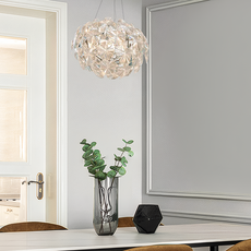 Art Deco Pendelleuchte LED Blume Metall Wohn/Schlaf/Esszimmer