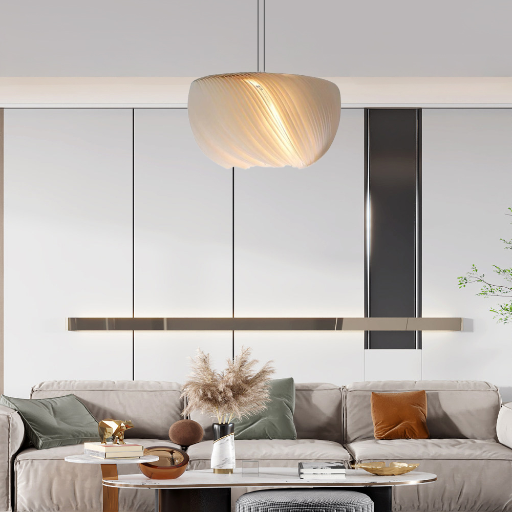 Modern Pendelleuchte LED Rund Weiß Metall Kücheinsel
