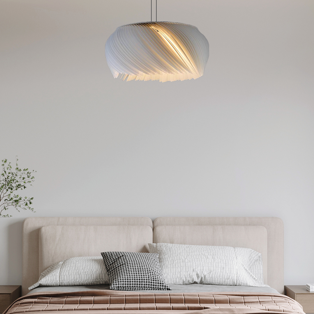 Modern Pendelleuchte LED Rund Weiß Metall Kücheinsel