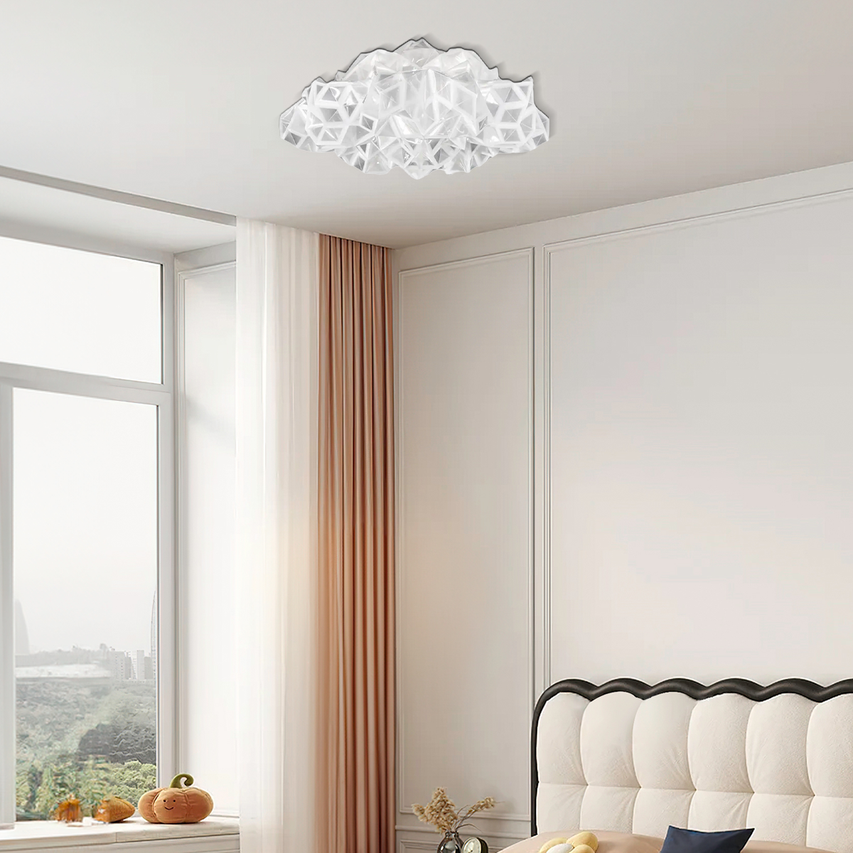 Art Deco Pendelleuchte/Deckenleuchte LED Geometrisch Metall Schlafzimmer