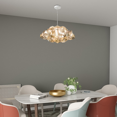 Art Deco Pendelleuchte/Deckenleuchte LED Geometrisch Metall Schlafzimmer