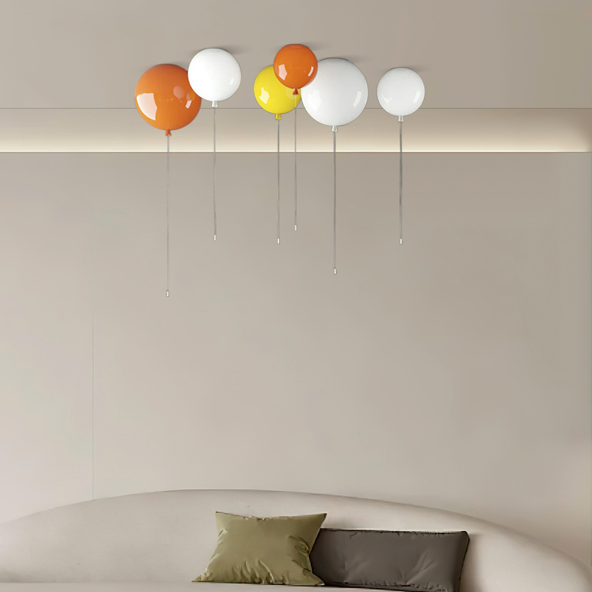 Modern Deckenleuchte LED Ballonförmig Metall - ideal fuer  moderne raeum