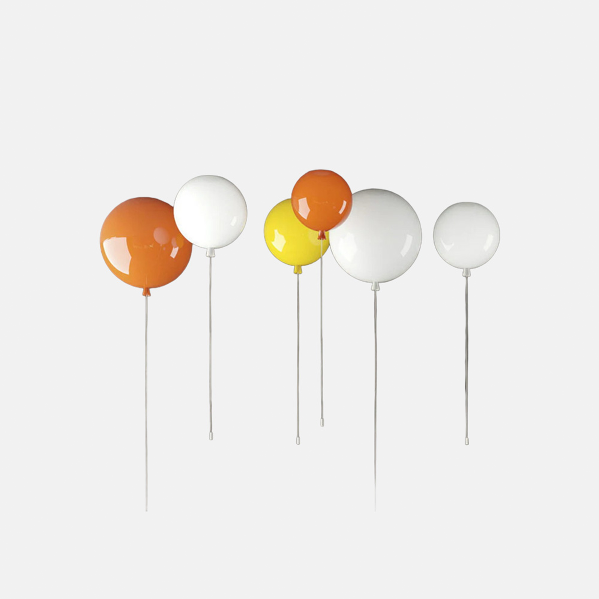 Modern Deckenleuchte LED Ballonförmig Metall 