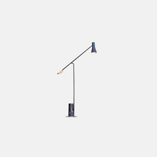 Nordic Stehlampe LED Marmor Konisch Schwarz Wohnzimmer