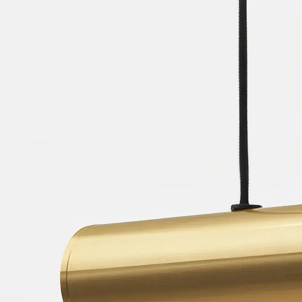 Modern  Pendelleuchte LED Zylindrisch Gold Metall Acryl Esstisch