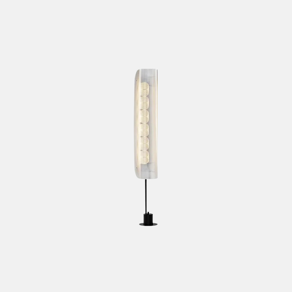 Modern Stehleuchte LED  Metall Acryl Weiß Wohnzimmer