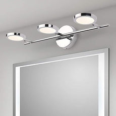 Modern Wandlampe Metall Silber Badezimmer