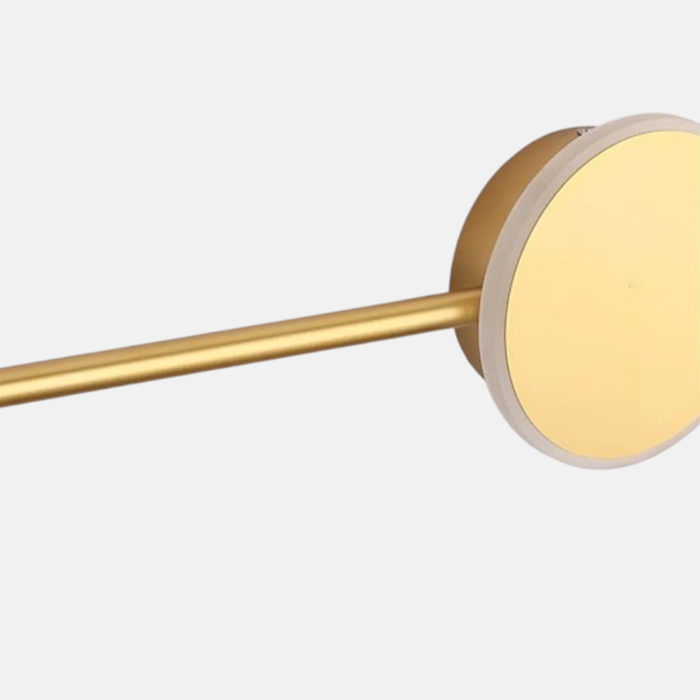 Weiße LED-Wandlampe mit linearem Design fürs Badezimmer