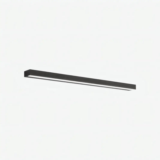 Minimalistische Wandleuchte LED Rechteckig Schwarz Metall Badezimmer
